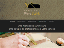 Tablet Screenshot of menuiserieseene.com